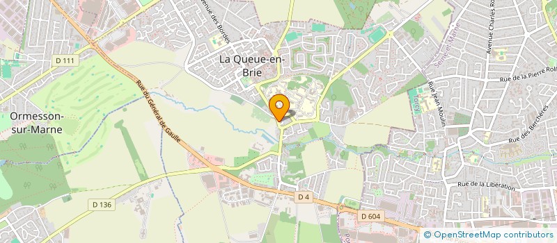 localisation de l'entreprise MADAME MORGANE RUIZ  LA QUEUE-EN-BRIE