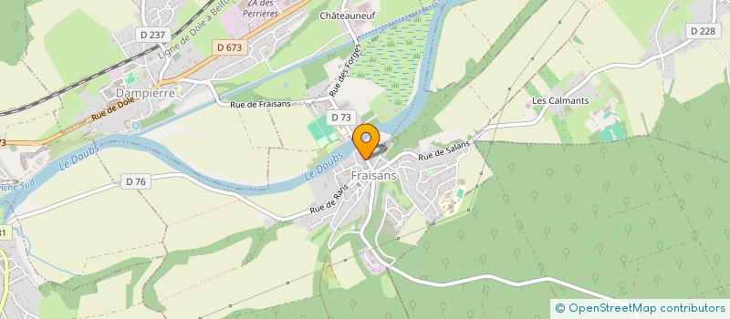 localisation de l'entreprise MADAME MORGANE SABOT  FRAISANS