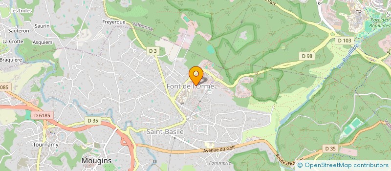 localisation de l'entreprise MADAME MORGANE SALLETTE  MOUGINS