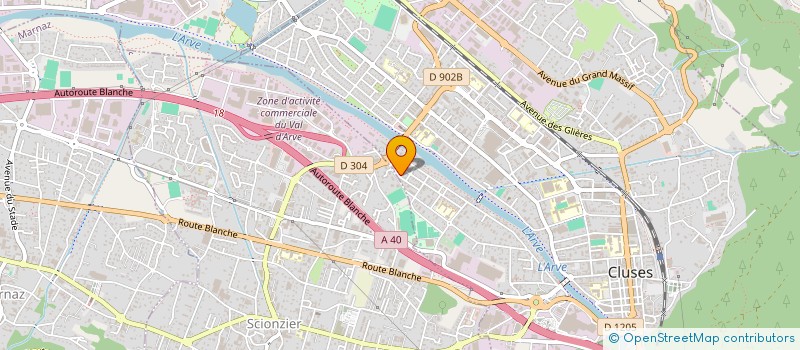 localisation de l'entreprise MADAME MORGANE SALOU  CLUSES