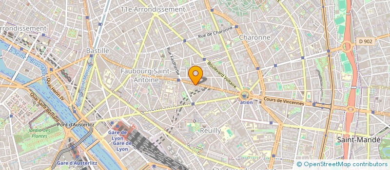 localisation de l'entreprise MADAME MORGANE SALVAGGIO  PARIS 12