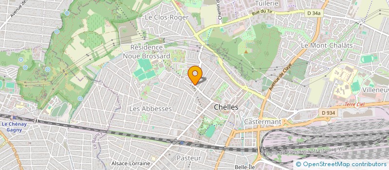 localisation de l'entreprise MADAME MORGANE SAMBAR  CHELLES