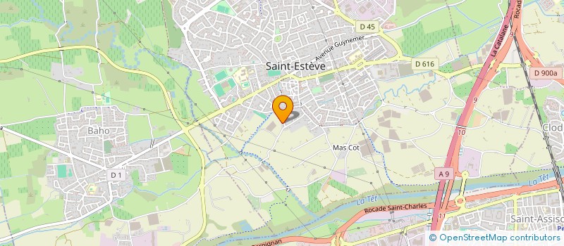 localisation de l'entreprise MADAME MORGANE SANCHEZ  SAINT-ESTEVE