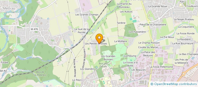 localisation de l'entreprise MADAME MORGANE SANTINI  METTRAY