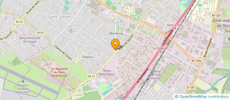 localisation de l'entreprise MADAME MORGANE SARRAU à TOULOUSE