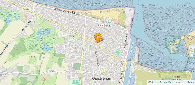 localisation de l'entreprise MADAME MORGANE SAUVAGE  OUISTREHAM
