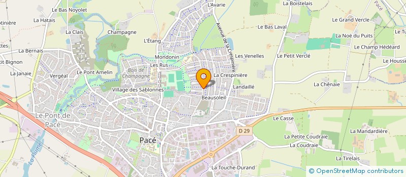 localisation de l'entreprise MADAME MORGANE SAUVEE à PACE
