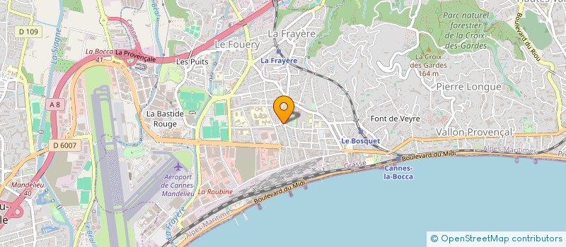 localisation de l'entreprise MADAME MORGANE SCAMUZZI à CANNES