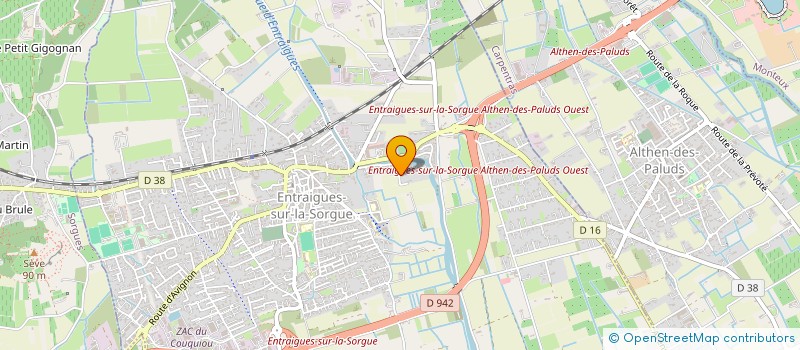 localisation de l'entreprise MADAME MORGANE SCARAMUZZA  ENTRAIGUES-SUR-LA-SORGUE