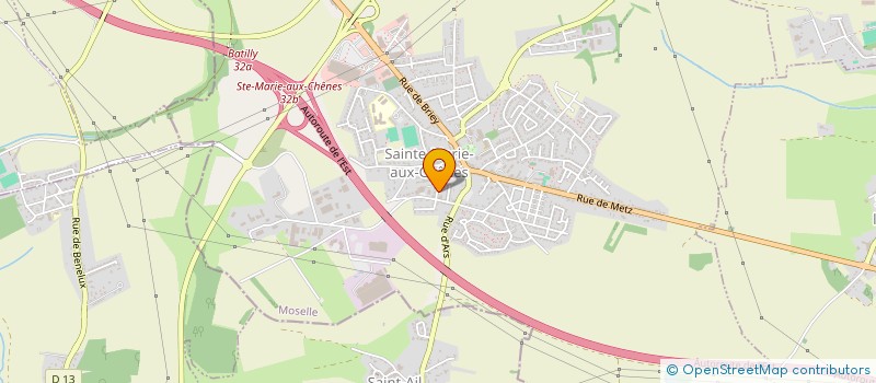 localisation de l'entreprise MADAME MORGANE SCHNELLER  SAINTE-MARIE-AUX-CHENES