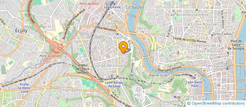 localisation de l'entreprise MADAME MORGANE SERRANO à TOURNON-SUR-RHONE