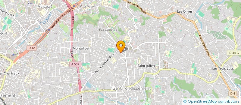localisation de l'entreprise MADAME MORGANE SERRE à MARSEILLE