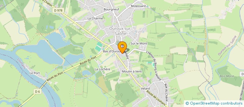 localisation de l'entreprise MADAME MORGANE SERVY à OUROUX-SUR-SAONE
