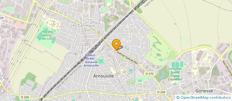 localisation de l'entreprise MADAME MORGANE SEVERIN à GONESSE