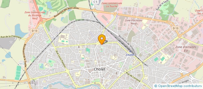 localisation de l'entreprise MADAME MORGANE SEZNEC à CHOLET