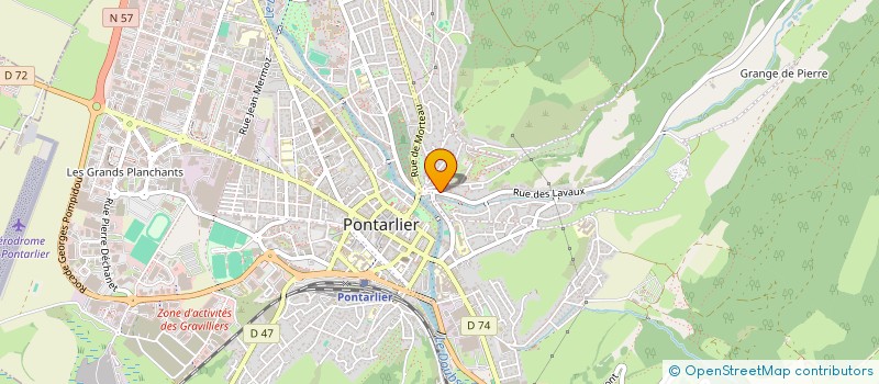 localisation de l'entreprise MADAME MORGANE SIMON  VERRIERES-DE-JOUX