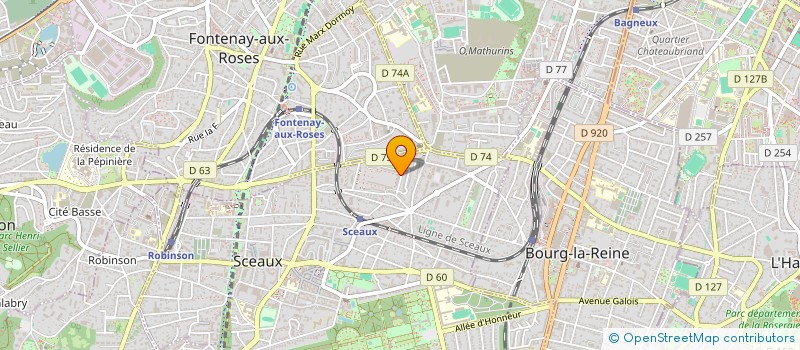 localisation de l'entreprise MADAME MORGANE SIMON à SCEAUX