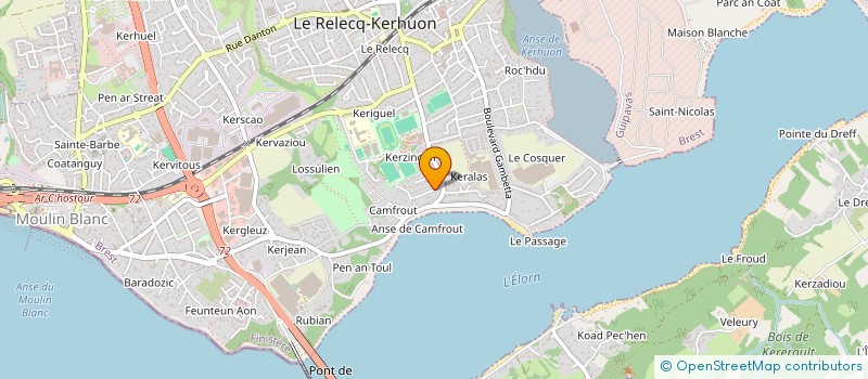 localisation de l'entreprise MADAME MORGANE SINER à LE RELECQ-KERHUON