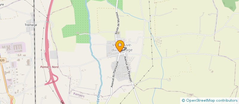 localisation de l'entreprise MADAME MORGANE SONAC à VILLENEUVE-DU-PAREAGE
