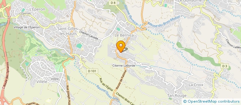 localisation de l'entreprise MADAME MORGANE SORET à SAINT-PAUL