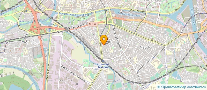 localisation de l'entreprise MADAME MORGANE SPADI à STRASBOURG