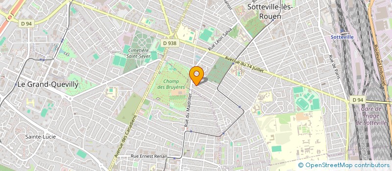 localisation de l'entreprise MADAME MORGANE STAMPFER  SOTTEVILLE-LES-ROUEN