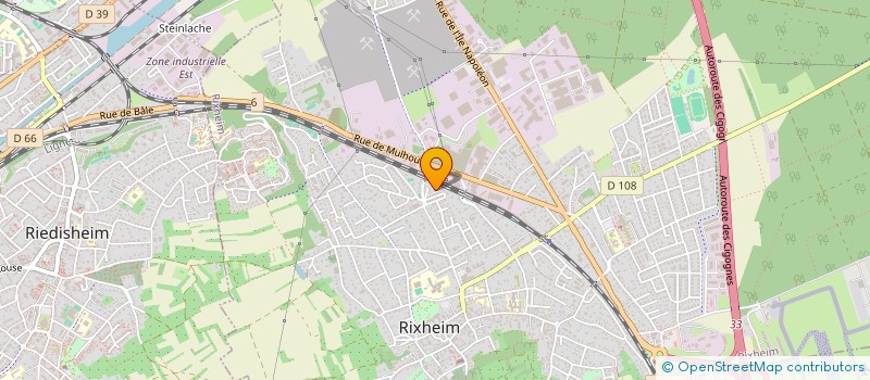 localisation de l'entreprise MADAME MORGANE STARCK  RIXHEIM