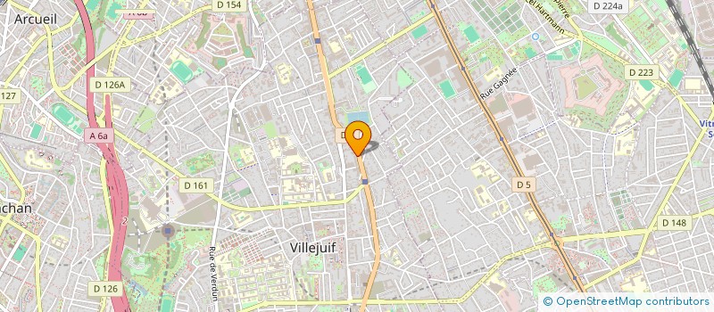 localisation de l'entreprise MADAME MORGANE STARENBERGER  VILLEJUIF