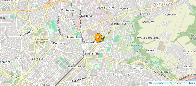 localisation de l'entreprise MADAME MORGANE STEFANUTO à BREST
