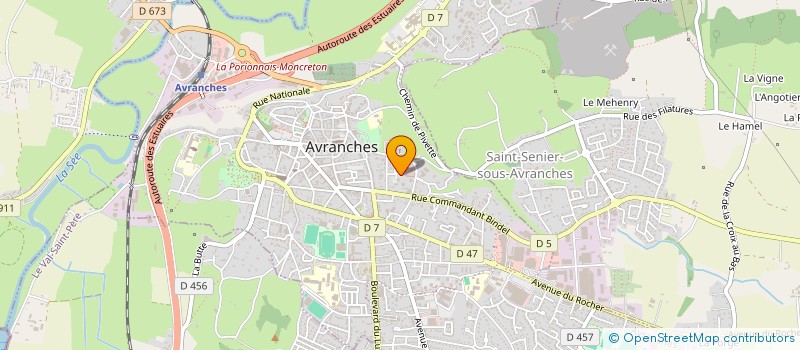 localisation de l'entreprise MADAME MORGANE TAHON  AVRANCHES