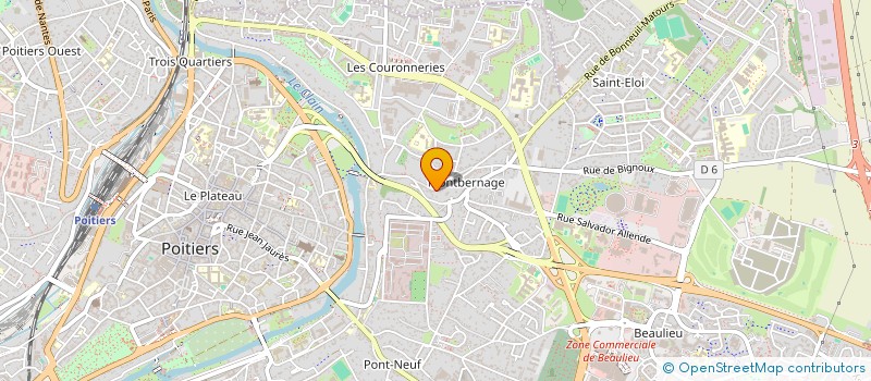 localisation de l'entreprise MADAME MORGANE TANNEAU à POITIERS