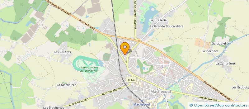 localisation de l'entreprise MADAME MORGANE TARLET  MACHECOUL-SAINT-MEME