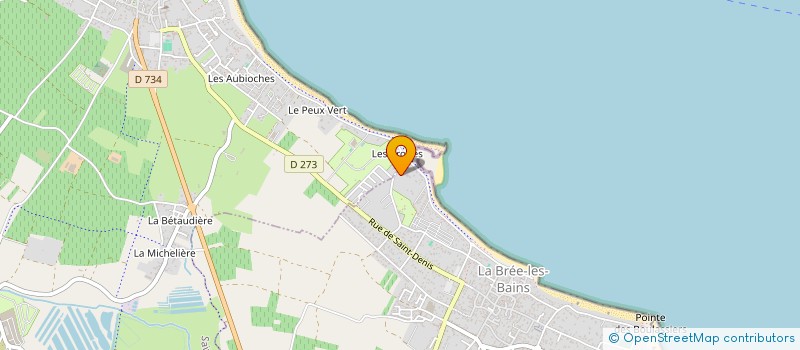 localisation de l'entreprise MADAME MORGANE TESSERON  LA BREE-LES-BAINS