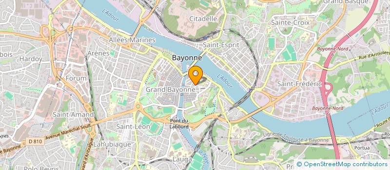 localisation de l'entreprise MADAME MORGANE THENE  BAYONNE