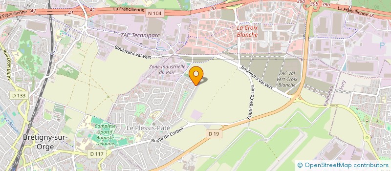 localisation de l'entreprise MADAME MORGANE THERRY  LE PLESSIS-PATE