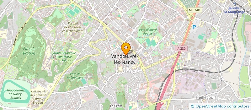 localisation de l'entreprise MADAME MORGANE THIEBAUT  VANDUVRE-LES-NANCY