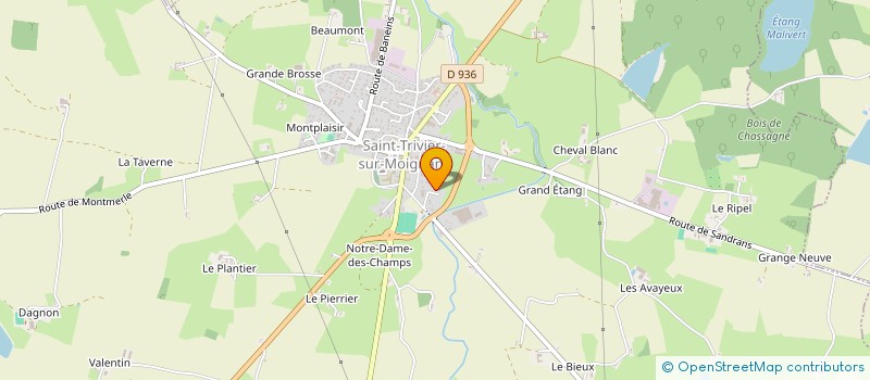 localisation de l'entreprise MADAME MORGANE THIMONNIER  SAINT-TRIVIER-SUR-MOIGNANS