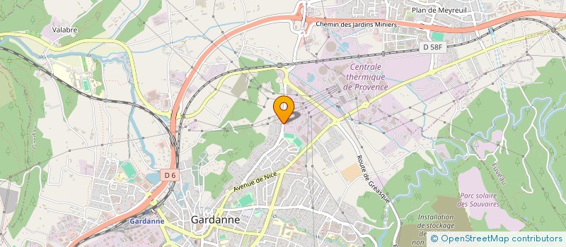 localisation de l'entreprise MADAME MORGANE THOMASSIN à GARDANNE