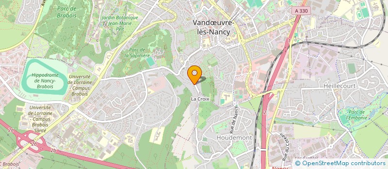 localisation de l'entreprise MADAME MORGANE THOME  VANDUVRE-LES-NANCY