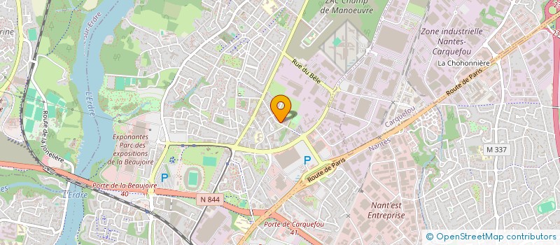 localisation de l'entreprise MADAME MORGANE TINEL à NANTES