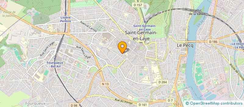 localisation de l'entreprise MADAME MORGANE TISSIER  SAINT-GERMAIN-EN-LAYE