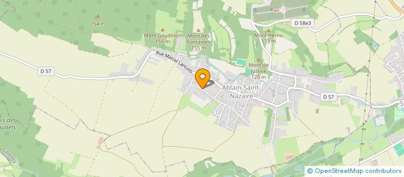 localisation de l'entreprise MADAME MORGANE TOPART  ABLAIN-SAINT-NAZAIRE