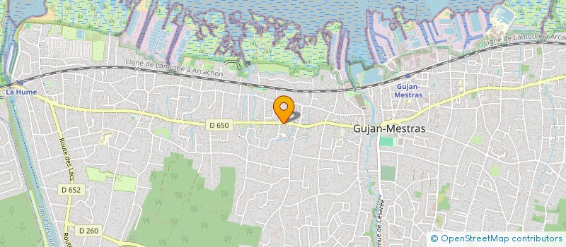 localisation de l'entreprise MADAME MORGANE TRENQUE  GUJAN-MESTRAS