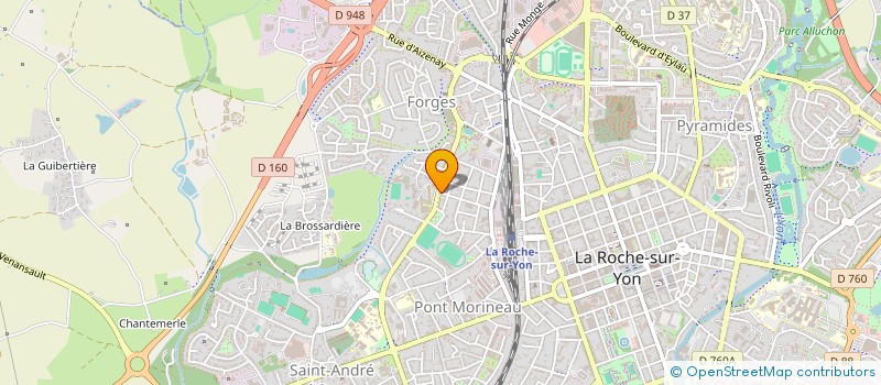 localisation de l'entreprise MADAME MORGANE TRICHET à LA ROCHE-SUR-YON