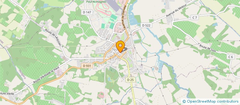 localisation de l'entreprise MADAME MORGANE URRUTIA  NOGARO