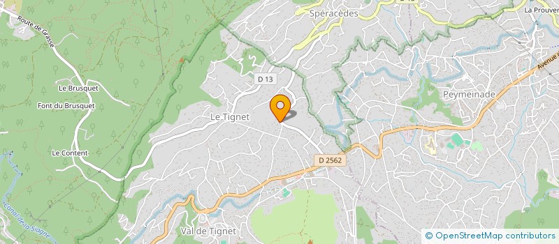 localisation de l'entreprise MADAME MORGANE VALENTI à LE TIGNET