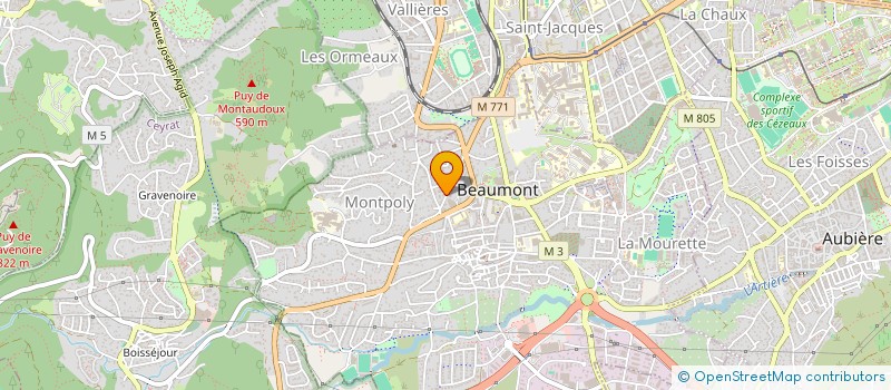 localisation de l'entreprise MADAME MORGANE VALETTE  BEAUMONT