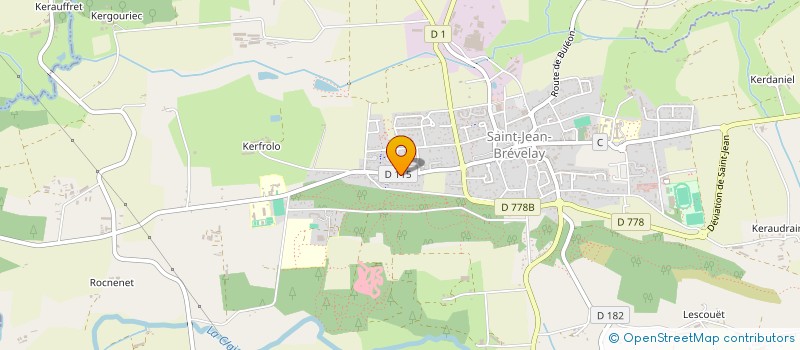 localisation de l'entreprise MADAME MORGANE VALLOO  SAINT-JEAN-BREVELAY