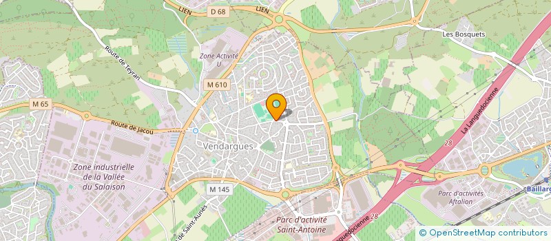 localisation de l'entreprise MADAME MORGANE VANGREVELYNGHE à VENDARGUES