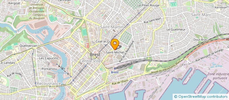 localisation de l'entreprise MADAME MORGANE VANLERENBERGHE à BREST